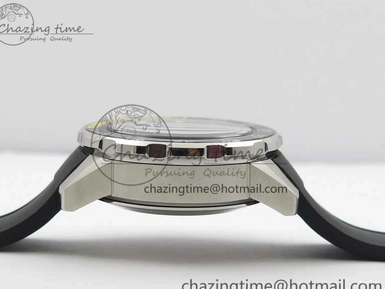 MIROTIME 0327 Aquatimer Chrono IW376702 SS BLS 1:1 Best Edition Black Dial on Black Rubber Strap A WellDesigned 7105